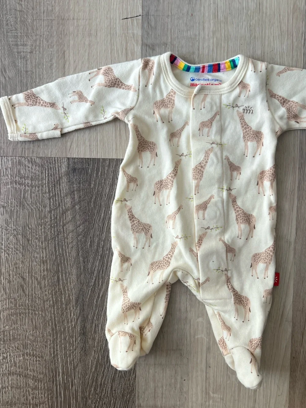 Magnetic Me Magnetic Footie 100% Organic Cotton Preemie
